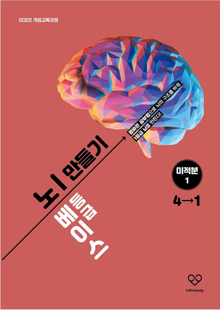 노베이스 1등급 뇌 만들기 미적분Ⅰ 4→1 표지